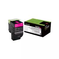 Картридж Lexmark 70C8HME, 3000 стр, пурпурный