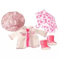 Gotz Комплект одежды с аксессуарами для дождливой погоды для кукол 45- 50 см 3402190