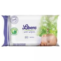 Влажные салфетки Libero Wet Wipes с экстрактом алоэ