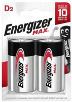 Батарейки D LR20 ENERGIZER MAX 2 шт