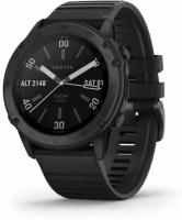 Часы Garmin TACTIX DELTA Sapphire Edition - Черное DLC-покрытие с черным ремешком