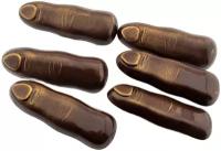 Подарочная шоколадная плитка Frade/Фраде - Шесть пальцев (вес-108г) (темный)