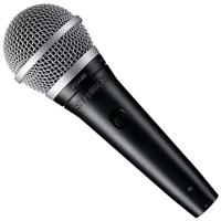 Shure PGA48-QTR-E, разъем: XLR 3 pin (M), черный