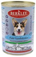 BERKLEY № 5 ADULT DOG PATE LAMB & RICE для взрослых собак паштет из ягненка с рисом (400 гр)