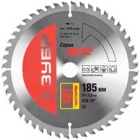 ЗУБР Чистый рез 185 x 20/16мм 48T, диск пильный по дереву