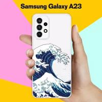 Силиконовый чехол на Samsung Galaxy A23 Волна / для Самсунг Галакси А23 5 Джи