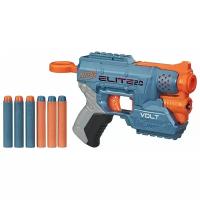 Бластер Nerf Elite 2.0 Volt SD-1 E9952, 24 см, голубой/оранжевый