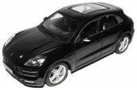 Внедорожник Bburago Porsche Macan (18-21077) 1:24, 19 см, черный