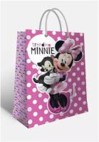 Подарочный пакет ND Play Minnie Mouse, Best friends forever 3D, большой, 330х455х100 мм (298530)