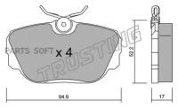 TRUSTING 0440 К-т дисков. тормоз. колодок