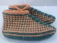 Handinsilver ( Посеребриручку ) Носки-следки теплые домашние ручного вязания 37-39