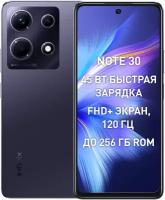 Смартфон Infinix Note 30 (X6833B) 8/128 ГБ Global для РФ, Dual nano SIM, Obsidian Black