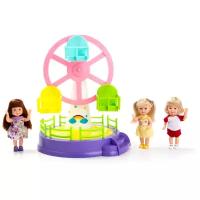 Набор кукол M&C Toy Centre Paula Колесо обозрения, 10,5 см, 23015