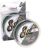 Mikado, Шнур Nihonto Octa Braid, 0.26, Green, 150м, 22.60кг