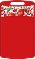 Доска разделочная «Гранат», 26×15,5 см, цвет красный