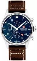 Наручные часы Swiss Military Hanowa Air SMWGC0000402, синий, коричневый
