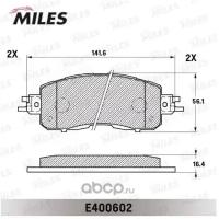 Комплект тормозных колодок, дисковый тормоз MILES E400602