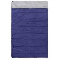 Спальный мешок Jungle Camp Trento Double, двухместный, две молнии, цвет синий 70961