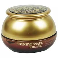 Bergamo / Крем антивозрастной со змеиным ядом Intensive Snake Syn-ake Wrinkle Care Cream, 50 гр / Корейская косметика