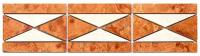 Бордюр (плинтус) из мрамора Natural Mosaic DS-200-4 оранжевый молдинг глянцевый