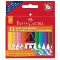 Faber-Castell Восковые мелки Grip, 12 цветов разноцветный