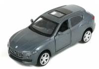 Машина металлическая MASERATI LEVANTE, 1:43, инерция, открываются двери, цвет серый