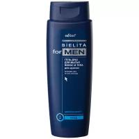 Гель для душа Bielita for men для волос и тела, 400 мл