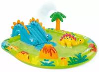 Центр водный INTEX игровой надувной Little Dino Play Center (Маленький Динозаврик), от 2 лет, 191х152х58см