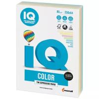 Бумага IQ Color 80г Pale Mix (5 colors * 50 sh) A4 210*297мм 250л/пч, RB01