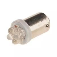 Лампа светодиодная 12V T4W BA9s 6000K 4 светодиода MEGAPOWER 90123W