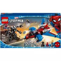 LEGO Marvel Super Heroes 76150 Spiderman Реактивный самолёт Человека-Паука против Робота Венома, 371 дет