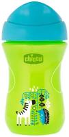 Поильник Chicco Easy Cup, 266 мл зеленый/голубой