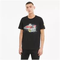 Футболка/Puma/59983711/Ferrari Race Vintage Gr Tee/черный/M