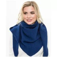 Женский теплый шарф-платок из шерсти, ТМ Reflexmaniya, цвет - синий