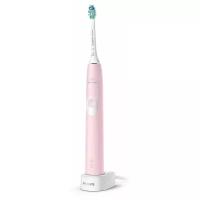 Звуковая зубная щетка Philips Sonicare ProtectiveClean 4300 HX6806/04, бледно-розовый (HX6806/04)