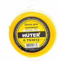 Леска Huter TS30 витой квадрат 3 мм 12 м