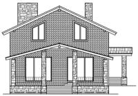 Проект газобетонного дома Catalog-Plans-40-04ZSL (132,44кв.м, 10,16x9,66м, газобетон 375)