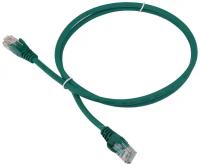 Патч-корд Lanmaster LAN-PC45 RJ-45 (m) - RJ-45 (m) CAT5e U/UTP, 5 м, 1 шт., зеленый