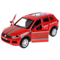 Легковой автомобиль ТЕХНОПАРК Volkswagen Touareg (TOUAREG-S) 1:36, 12 см, красный