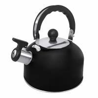 HOME ELEMENT HE-WK1602 черный матовый чайник со свистком