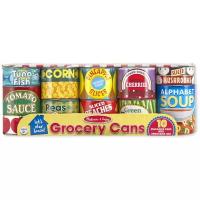 Набор продуктов Melissa & Doug Grocery Cans 4088 разноцветный