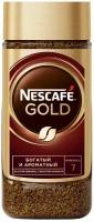 NESCAFE GOLD Кофе натуральный растворимый сублимированный с добавлением натурального жаренного молотого кофе 190 г