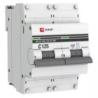 Автоматический выключатель EKF ВА 47-100 (C) 10kA 125 А