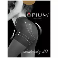 Женские утягивающие, корректирующие колготки OPIUM Siluet Body 40 den, бежевый, размер 4