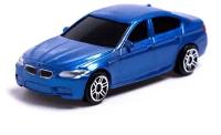 Машина металлическая BMW M5, 1:64, цвет синий