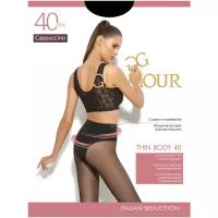 Колготки корректирующие Glamour Thin body 40, размер III, cappucсi (кофе)