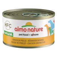 Almo Nature Консервы для Собак Куриные Бедрышки (Natural HFC Chicken Drumstick) 0,095 кг