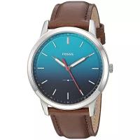 Наручные часы FOSSIL Minimalist, серебряный, голубой