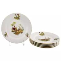 Набор тарелок мелких Мэри-Энн Лесная сказка, 19 см, 6 шт., Leander
