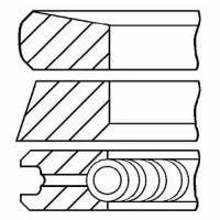 Кольца Поршневые Nissan Qashqai/X-Trail 2.0 M9r 06- D84 2.5-2-2 Goetze арт. 08-422000-00